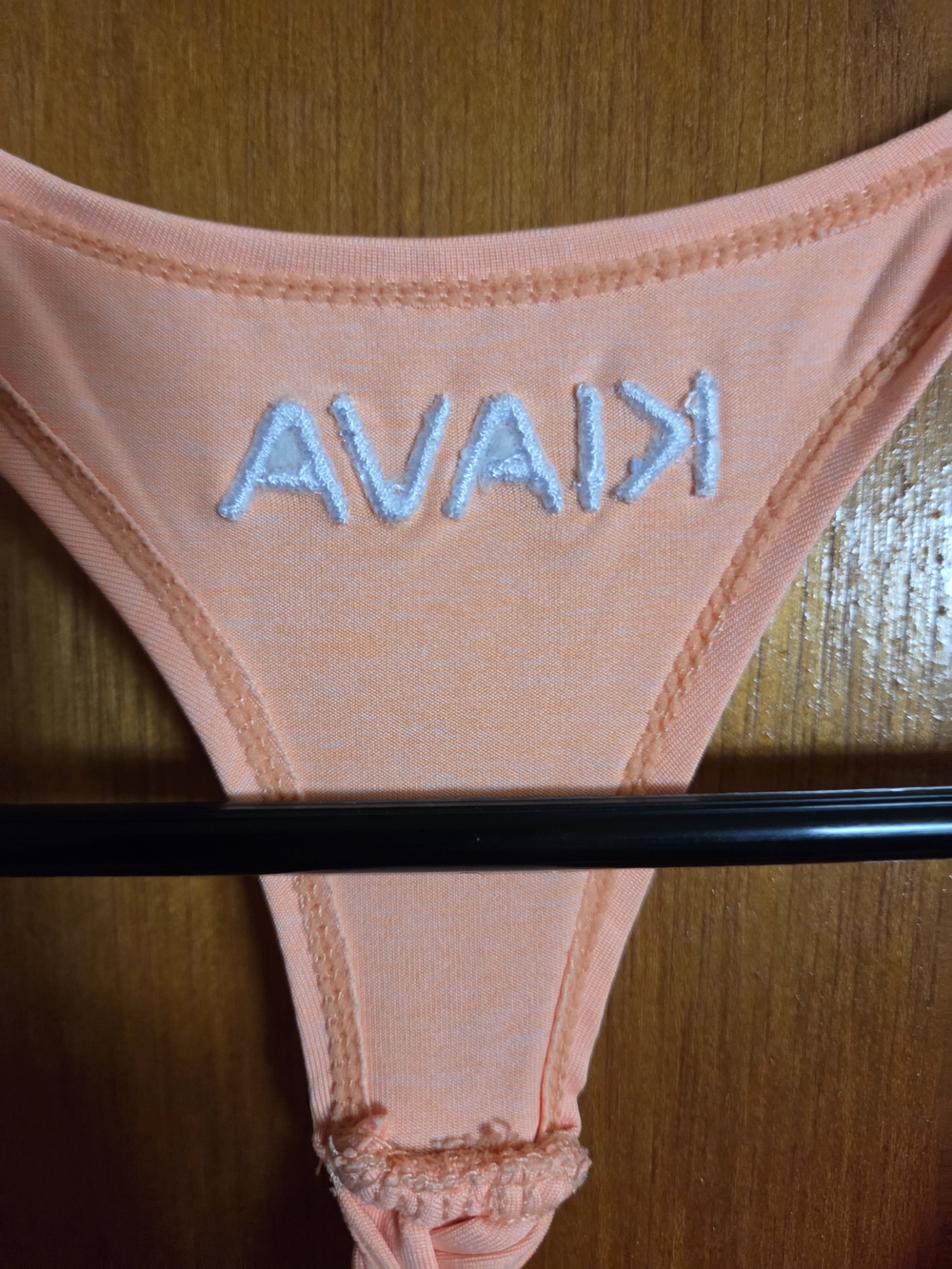 KIAVA Medium Peachy Coral Top - Soft Polyester Blend - Picture 3 of 4